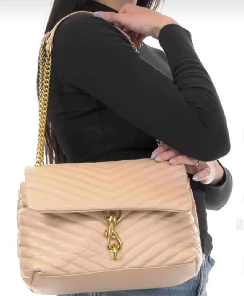 Edie Flap Shoulder Bag - Caramellow